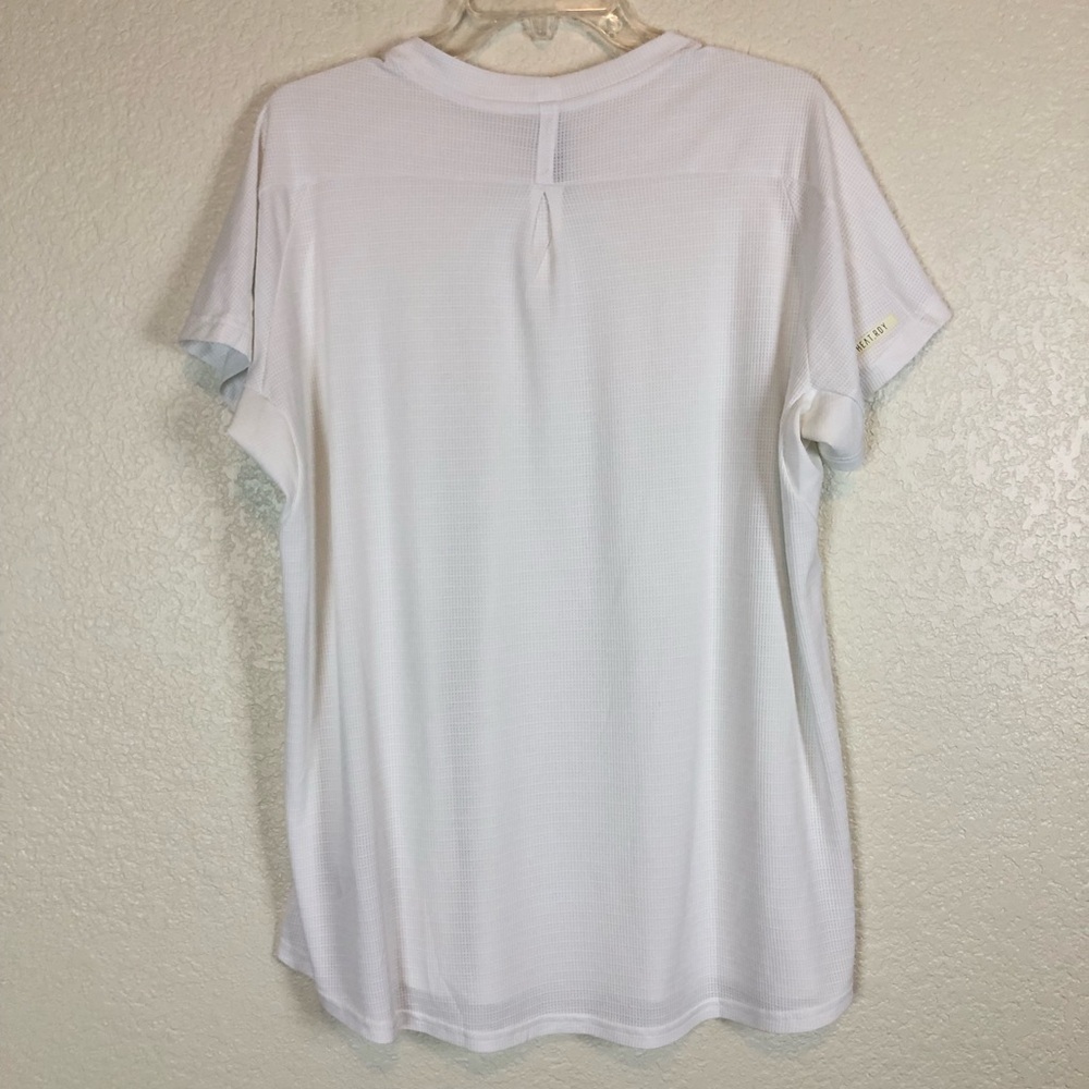 Adidas XL Women’s White Athletic Short Sleeve Tee - Picture 4 of 7